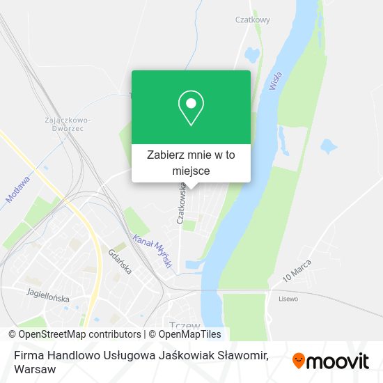 Mapa Firma Handlowo Usługowa Jaśkowiak Sławomir