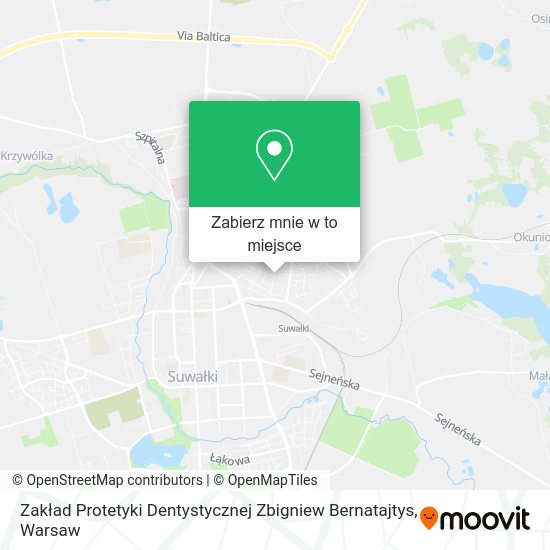 Mapa Zakład Protetyki Dentystycznej Zbigniew Bernatajtys