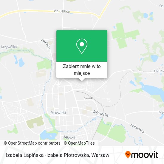 Mapa Izabela Łapińska -Izabela Piotrowska