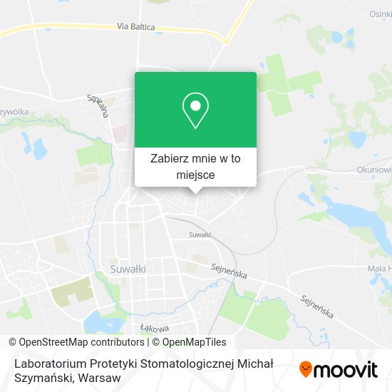 Mapa Laboratorium Protetyki Stomatologicznej Michał Szymański