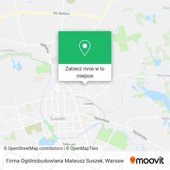 Mapa Firma Ogólnobudowlana Mateusz Suszek