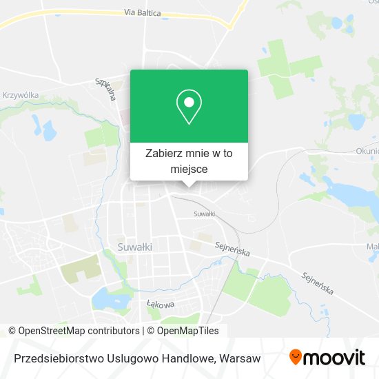 Mapa Przedsiebiorstwo Uslugowo Handlowe