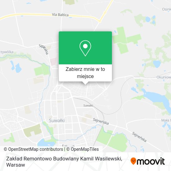 Mapa Zakład Remontowo Budowlany Kamil Wasilewski