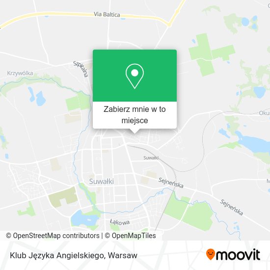 Mapa Klub Języka Angielskiego