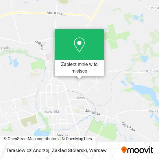 Mapa Tarasiewicz Andrzej. Zakład Stolarski