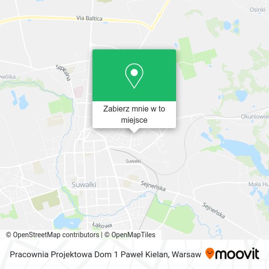 Mapa Pracownia Projektowa Dom 1 Paweł Kielan