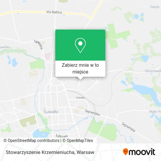 Mapa Stowarzyszenie Krzemieniucha