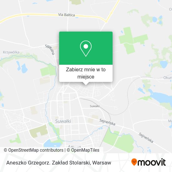 Mapa Aneszko Grzegorz. Zakład Stolarski