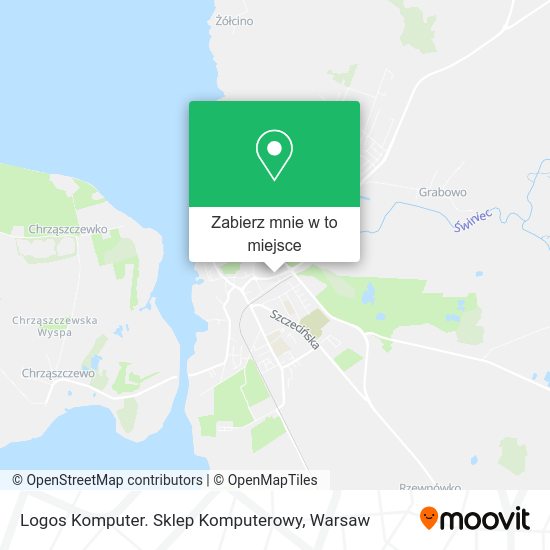 Mapa Logos Komputer. Sklep Komputerowy