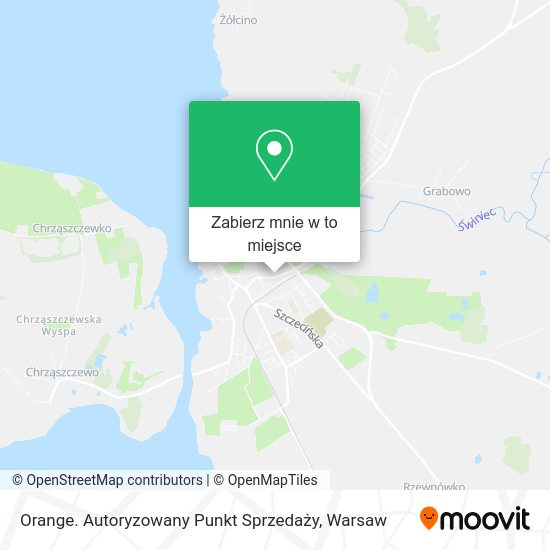 Mapa Orange. Autoryzowany Punkt Sprzedaży