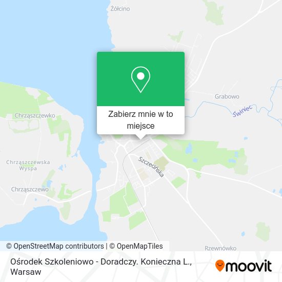 Mapa Ośrodek Szkoleniowo - Doradczy. Konieczna L.