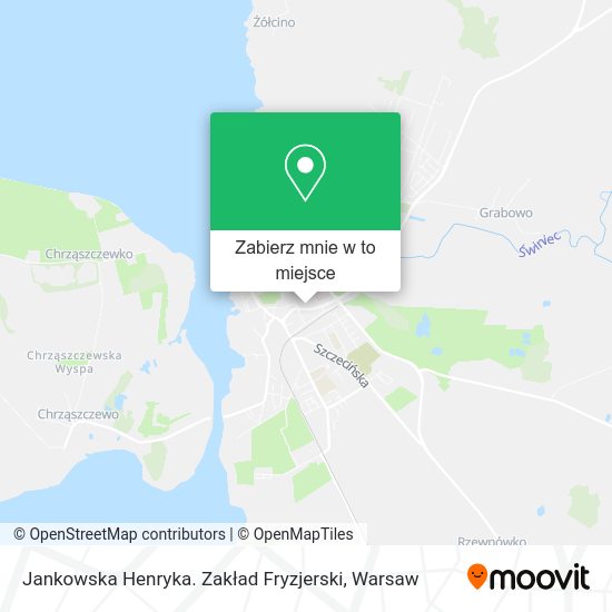 Mapa Jankowska Henryka. Zakład Fryzjerski