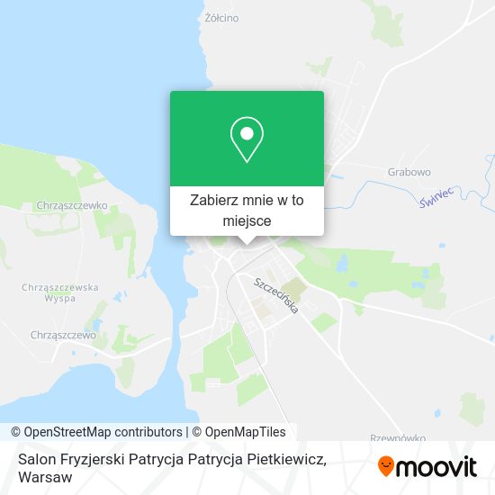 Mapa Salon Fryzjerski Patrycja Patrycja Pietkiewicz