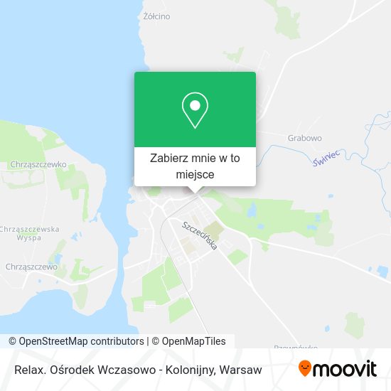 Mapa Relax. Ośrodek Wczasowo - Kolonijny