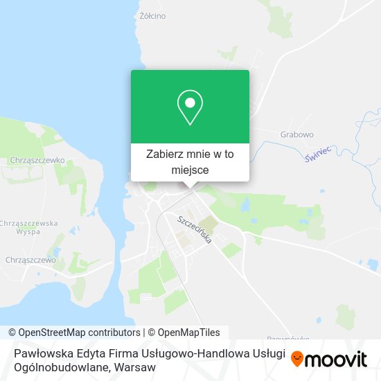 Mapa Pawłowska Edyta Firma Usługowo-Handlowa Usługi Ogólnobudowlane