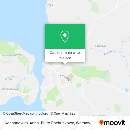 Mapa Kochanowicz Anna. Biuro Rachunkowe