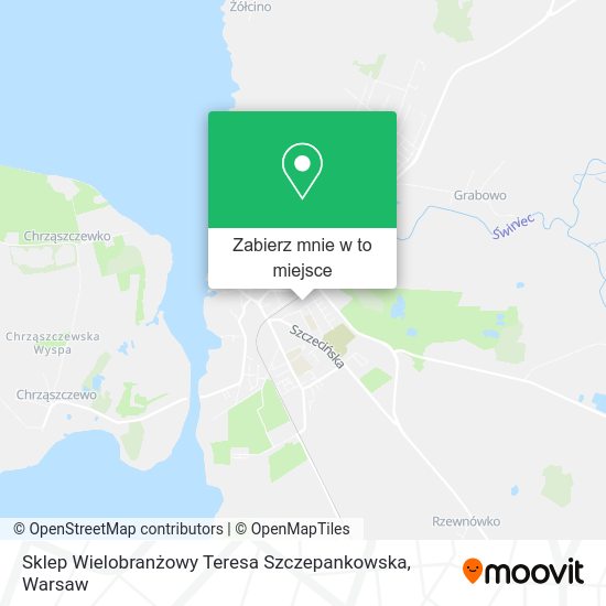 Mapa Sklep Wielobranżowy Teresa Szczepankowska