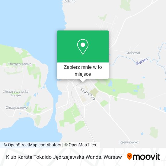 Mapa Klub Karate Tokaido Jędrzejewska Wanda