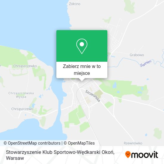 Mapa Stowarzyszenie Klub Sportowo-Wędkarski Okoń