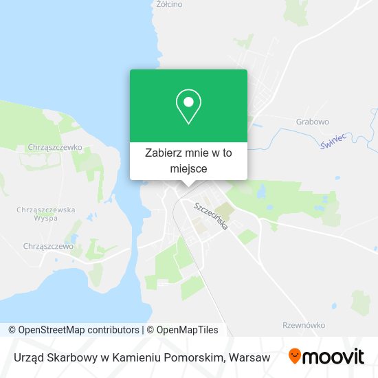 Mapa Urząd Skarbowy w Kamieniu Pomorskim