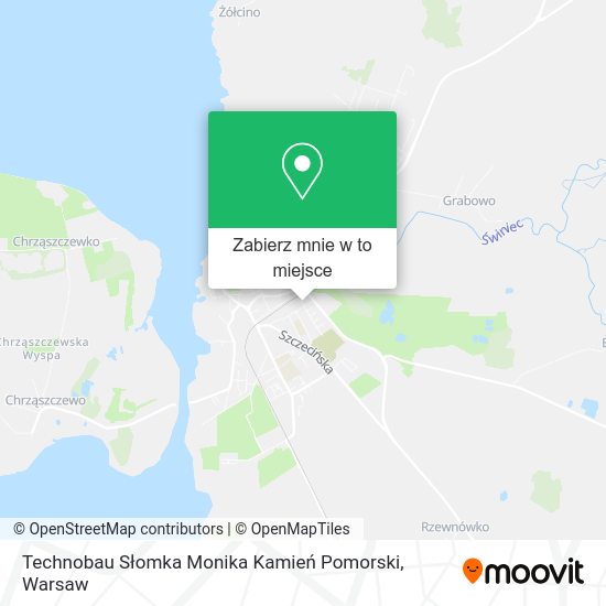 Mapa Technobau Słomka Monika Kamień Pomorski