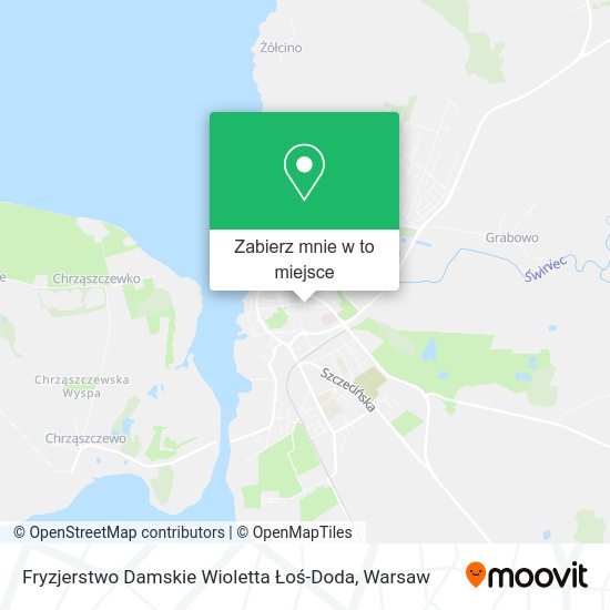 Mapa Fryzjerstwo Damskie Wioletta Łoś-Doda