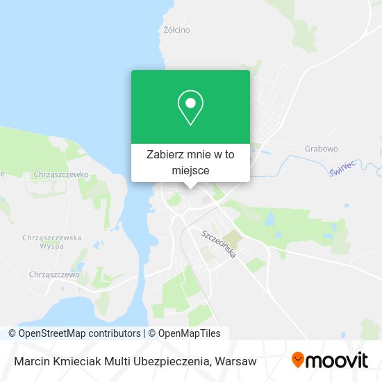 Mapa Marcin Kmieciak Multi Ubezpieczenia