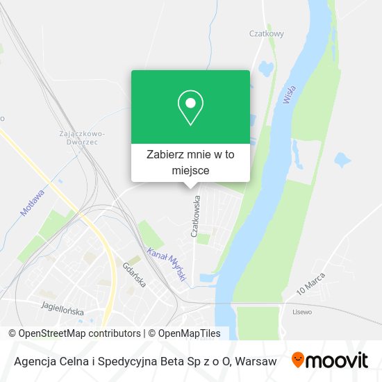 Mapa Agencja Celna i Spedycyjna Beta Sp z o O