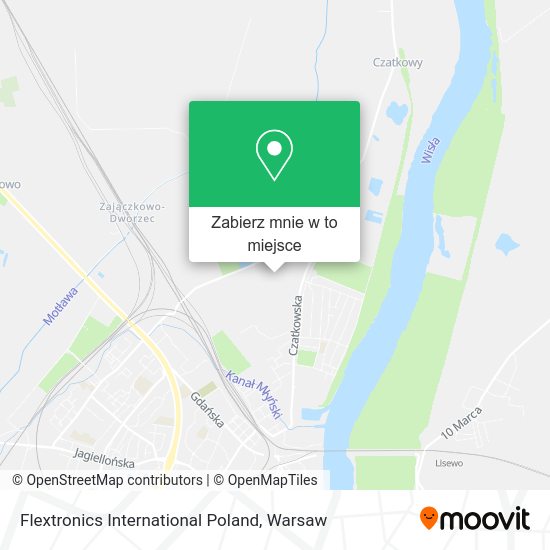 Mapa Flextronics International Poland