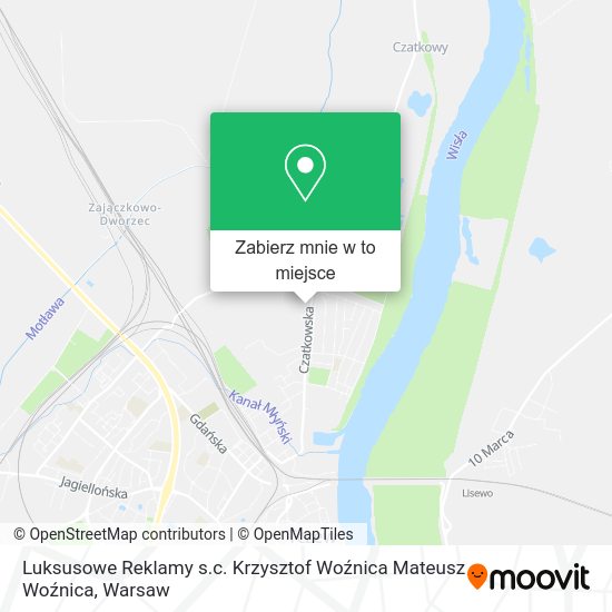 Mapa Luksusowe Reklamy s.c. Krzysztof Woźnica Mateusz Woźnica