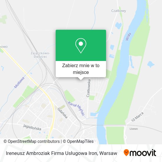 Mapa Ireneusz Ambroziak Firma Usługowa Iron