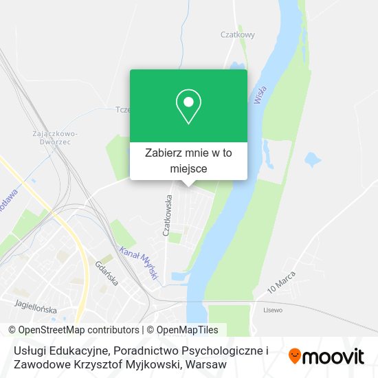 Mapa Usługi Edukacyjne, Poradnictwo Psychologiczne i Zawodowe Krzysztof Myjkowski