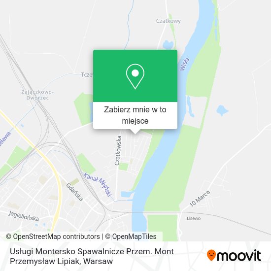 Mapa Usługi Montersko Spawalnicze Przem. Mont Przemysław Lipiak