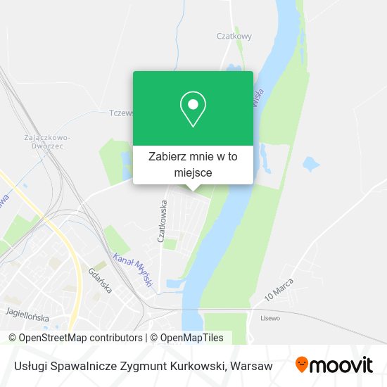 Mapa Usługi Spawalnicze Zygmunt Kurkowski