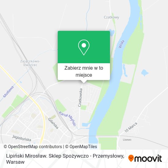 Mapa Lipiński Mirosław. Sklep Spożywczo - Przemysłowy