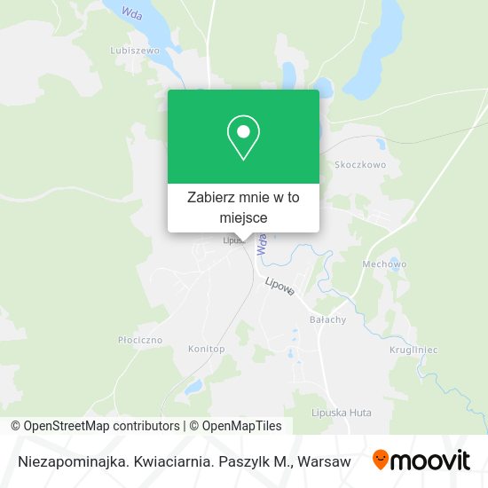 Mapa Niezapominajka. Kwiaciarnia. Paszylk M.