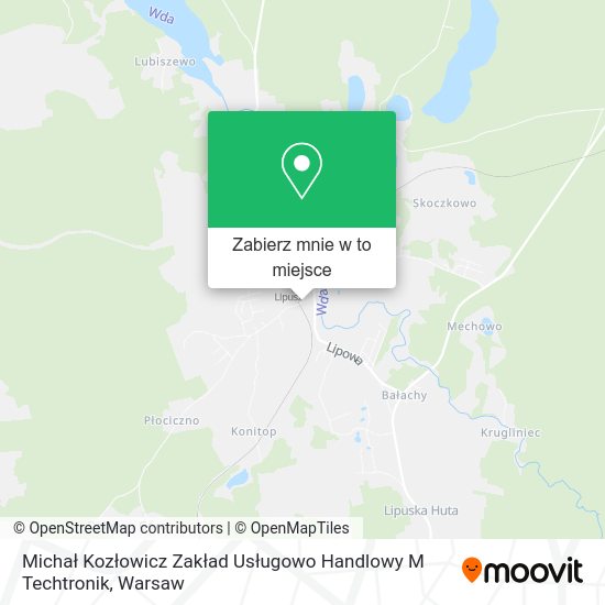 Mapa Michał Kozłowicz Zakład Usługowo Handlowy M Techtronik