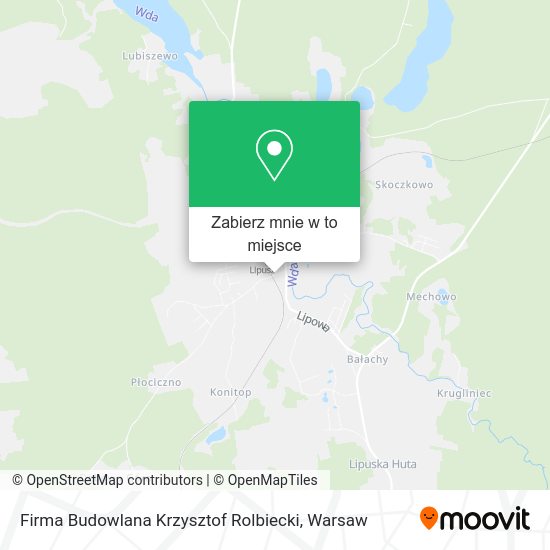 Mapa Firma Budowlana Krzysztof Rolbiecki