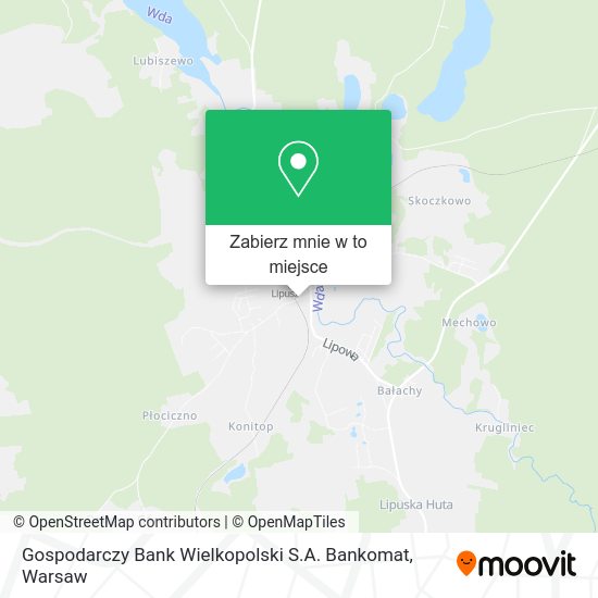 Mapa Gospodarczy Bank Wielkopolski S.A. Bankomat