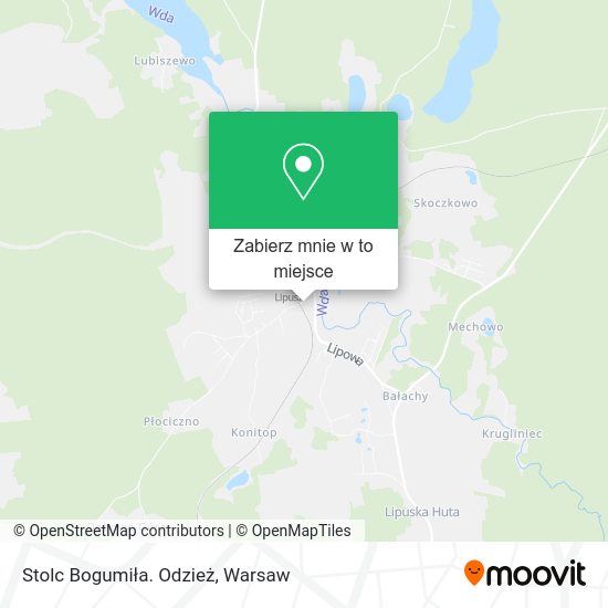 Mapa Stolc Bogumiła. Odzież