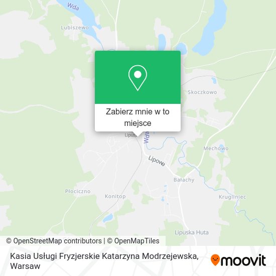 Mapa Kasia Usługi Fryzjerskie Katarzyna Modrzejewska