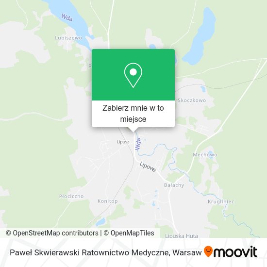 Mapa Paweł Skwierawski Ratownictwo Medyczne