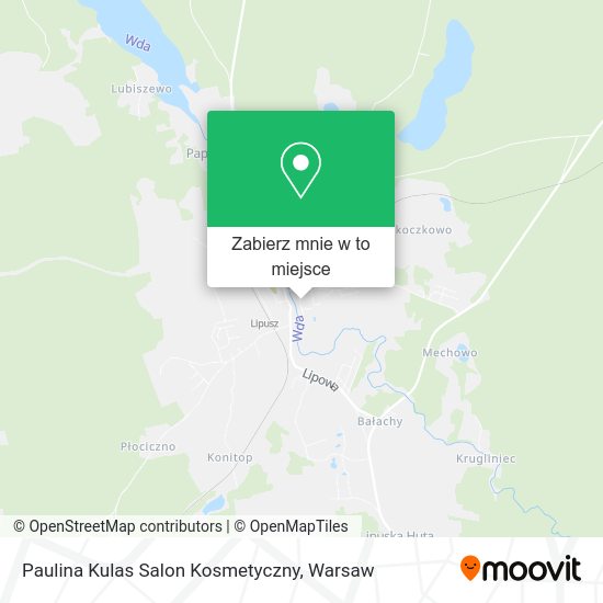 Mapa Paulina Kulas Salon Kosmetyczny