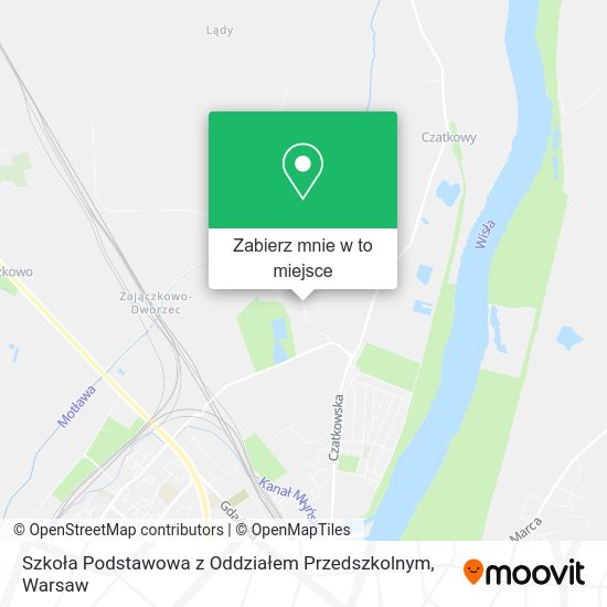 Mapa Szkoła Podstawowa z Oddziałem Przedszkolnym