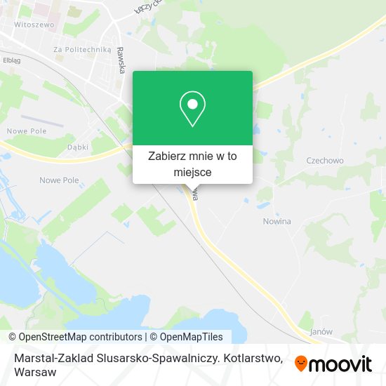 Mapa Marstal-Zaklad Slusarsko-Spawalniczy. Kotlarstwo