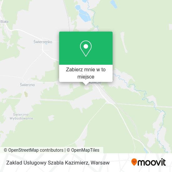 Mapa Zaklad Uslugowy Szabla Kazimierz