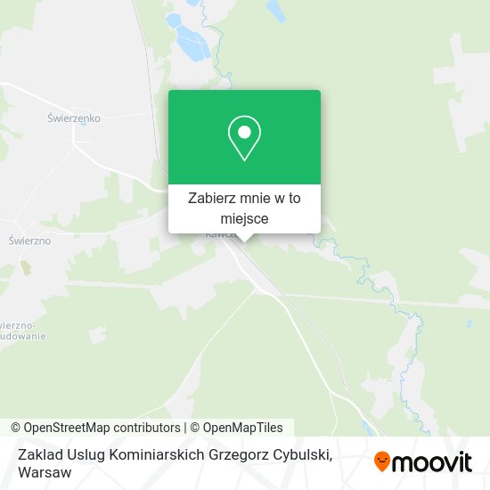 Mapa Zaklad Uslug Kominiarskich Grzegorz Cybulski