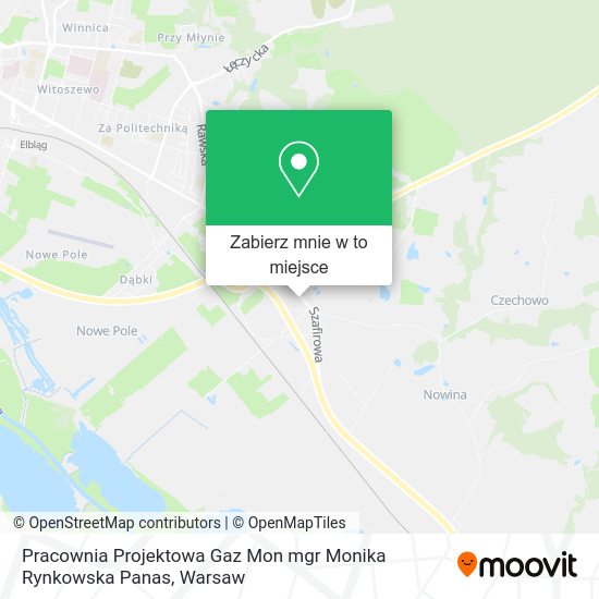 Mapa Pracownia Projektowa Gaz Mon mgr Monika Rynkowska Panas