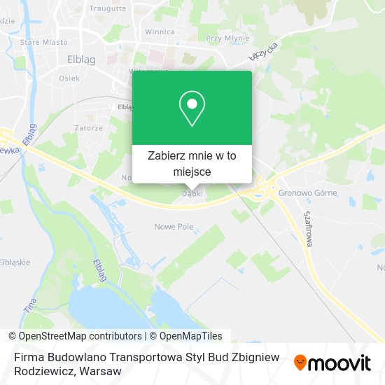 Mapa Firma Budowlano Transportowa Styl Bud Zbigniew Rodziewicz