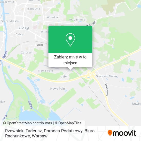 Mapa Rzewnicki Tadeusz, Doradca Podatkowy. Biuro Rachunkowe